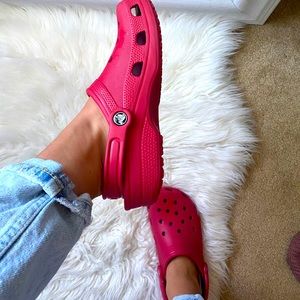 Red Crocs